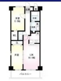 エグゼシャトー四番館【1階】の間取り