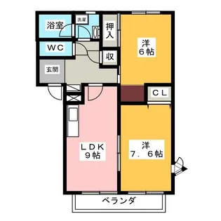 スラローム【2階】の間取り