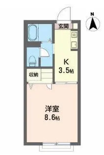 エデン西大通り【2階】の間取り