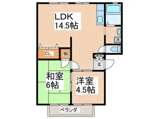 アーバンさつき【2階】の間取り