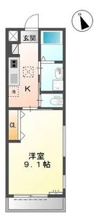 スュプレームN【2階】の間取り