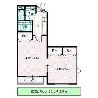 ウィステリア アカス【2階】の間取り