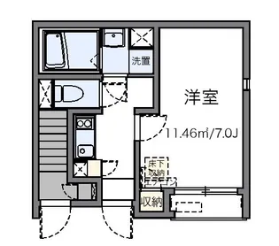 アヴニール【1階】の間取り
