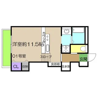 コーポハマダ【2階】の間取り