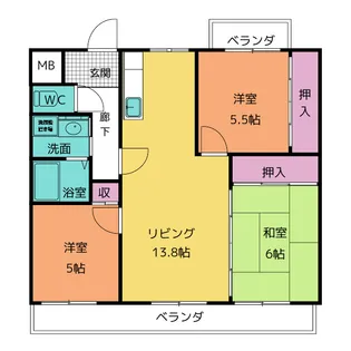 ドルチェ【3階】の間取り