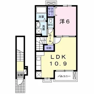 ベル フルール【2階】の間取り