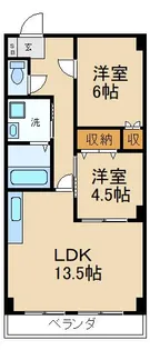 フォンテーヌN【3階】の間取り