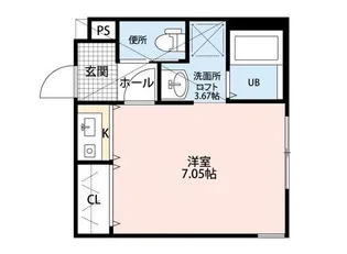 MapleEast&West【2階】の間取り