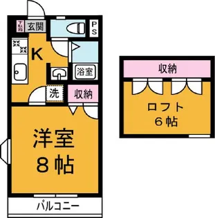シーズ桜‐C【2階】の間取り
