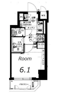 スパシエスタイル住吉【4階】の間取り