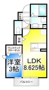 プレセダン【1階】の間取り