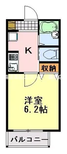 ルミエール仁戸名【2階】の間取り