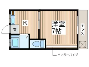 ハイムポロニア【1階】の間取り