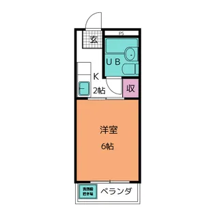 メゾン・サンセイ【2階】の間取り