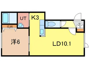 ensoleille(アンソレイエ)【1階】の間取り