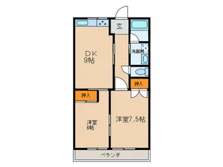 メゾンあすなろ【2階】の間取り