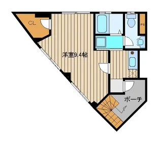 風琳第一ビル【3階】の間取り