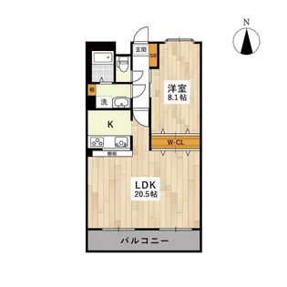 ガーデンパレス【3階】の間取り