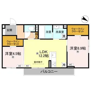 Luce(大津市新築)【3階】の間取り