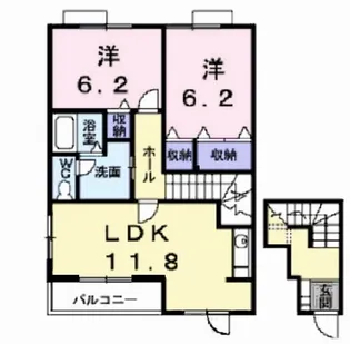 ヴィラ・佐藤【2階】の間取り