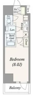 GRAN PASEO 三ノ輪【8階】の間取り
