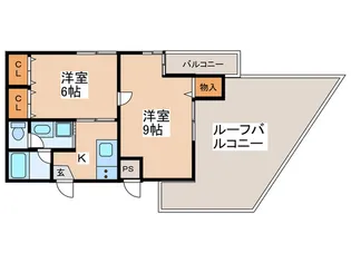 トラウム見次公園【3階】の間取り