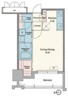 RJRプレシア博多駅前【5階】の間取り