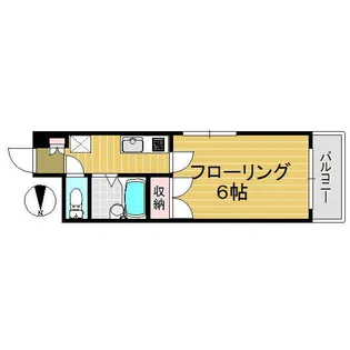 K-SQUARE三茶【2階】の間取り