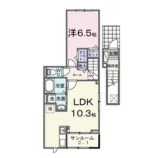 セレーノ【2階】の間取り