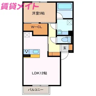 パルミエ III【2階】の間取り