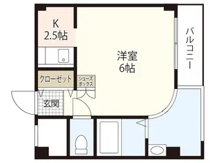 サンビル(クスノキ)【3階】の間取り