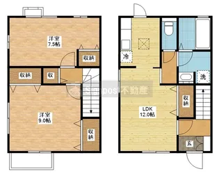 フォレ照葉【1階】の間取り