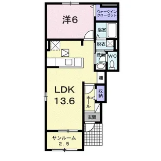 シャルムYokoyama【1階】の間取り
