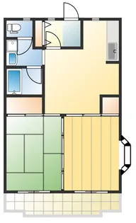ユーコート鶴見【3階】の間取り