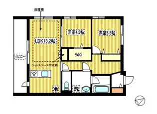 アノイエ東棟【2階】の間取り