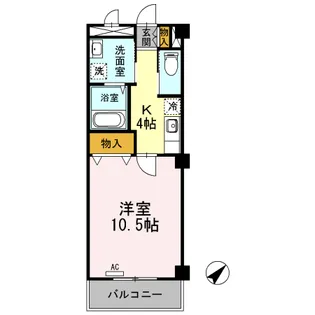 カーサ・ステラ【3階】の間取り