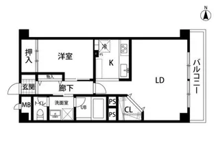 秀和第二三田綱町レジデンス【8階】の間取り