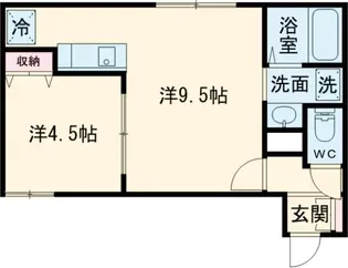 アマン幸町【3階】の間取り