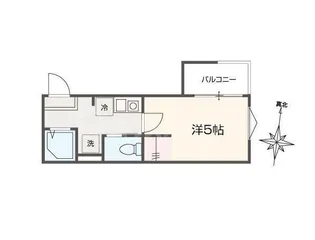 MELLAS京成小岩II【1階】の間取り