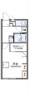 レオパレスコンドリーザ【1階】の間取り