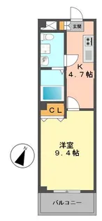 レクエルドF【2階】の間取り