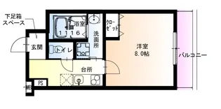 フジパレスJR淡路駅北【1階】の間取り