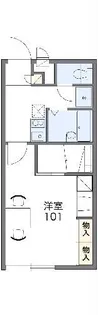 レオパレスエステシティ【2階】の間取り