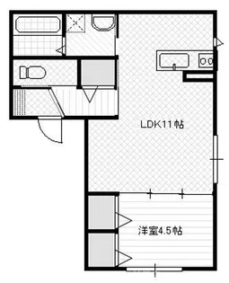 グランコート幸町【1階】の間取り