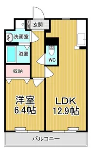 グラシア・K【1階】の間取り