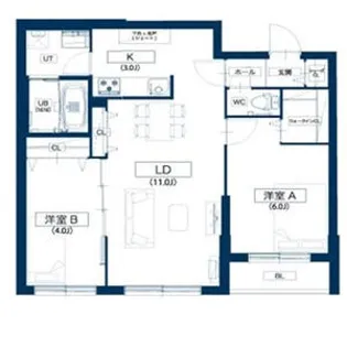 ブリーズN35【1階】の間取り