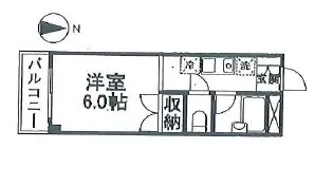 グレイスコートワタナベII【2階】の間取り