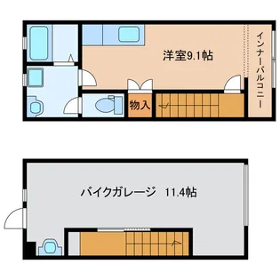 ホビープラス【1階】の間取り