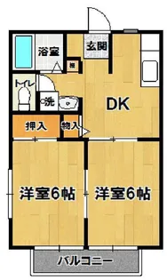 K・Sハイツ B棟【1階】の間取り