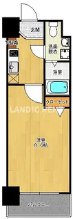 エンクレスト警固【10階】の間取り